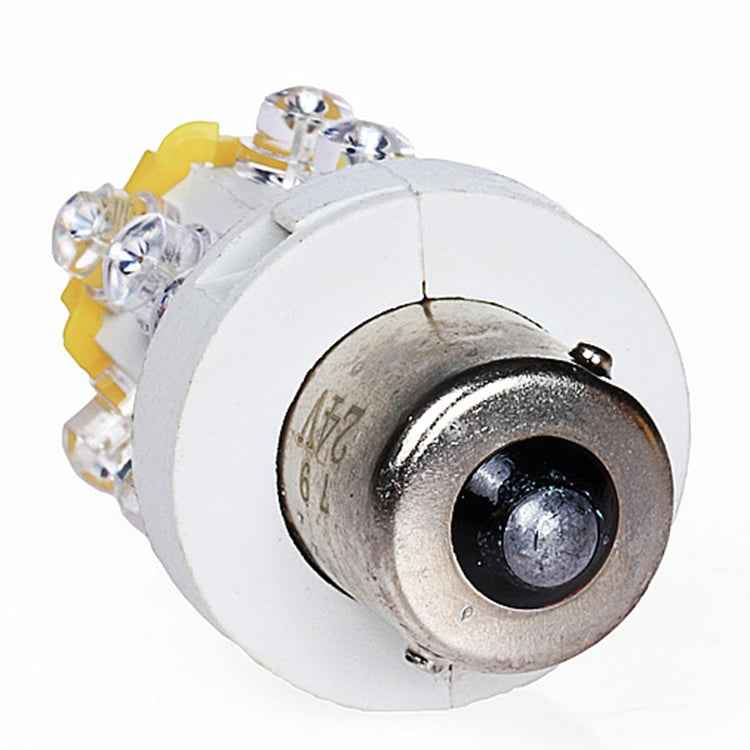 B15 15 LEDs Small Bulb LED Warning Light, Random Color Delivery, 12V, 24V, 220V