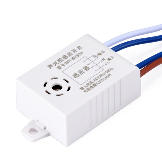 Interruptor de control de luz y sonido LED MR-SK50A Sensor de ahorro de energía