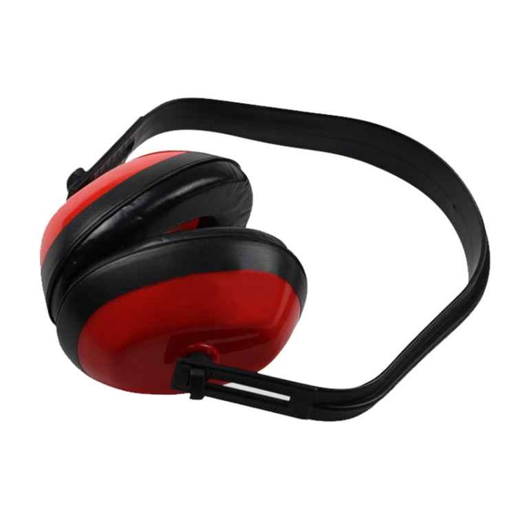 Anti-Noise Safety Work Sleep Hearing Protection Headphones Protective Earmuffs, Red