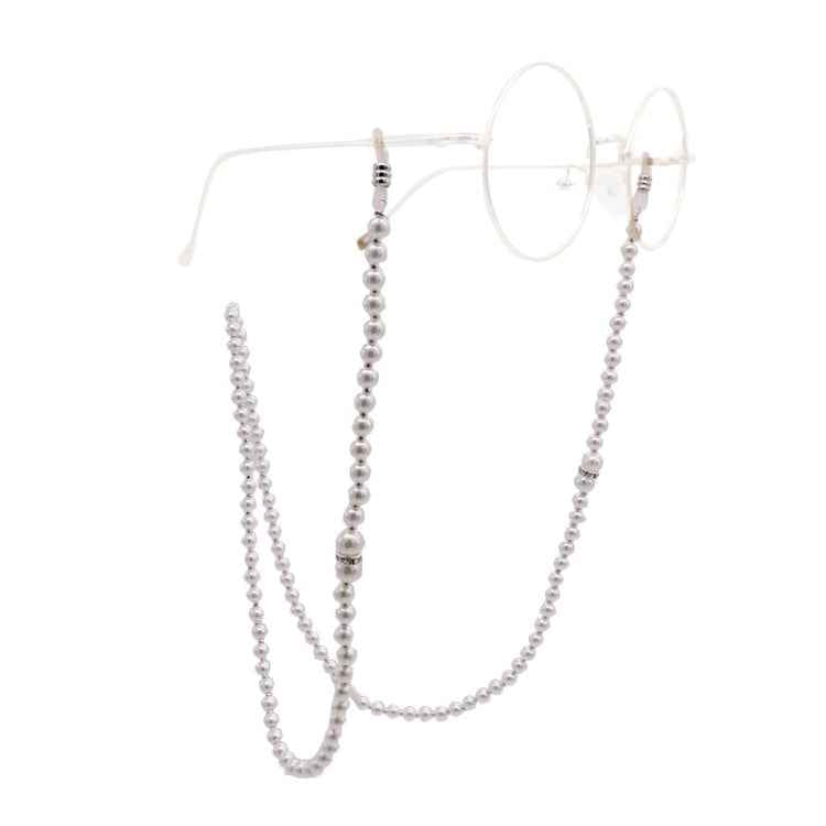 Pearl Glasses Chain Anti-slip Artificial Pearl Chain Glasses Rope, Pearl Chain