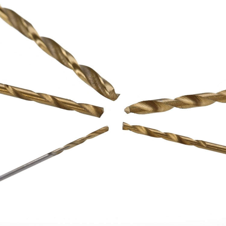 50 PCS/Set Titanium Coated Drill Bits High Speed Steel Drill Bit Set Power Drilling Tools, 50 PCS/Set Drill Bits