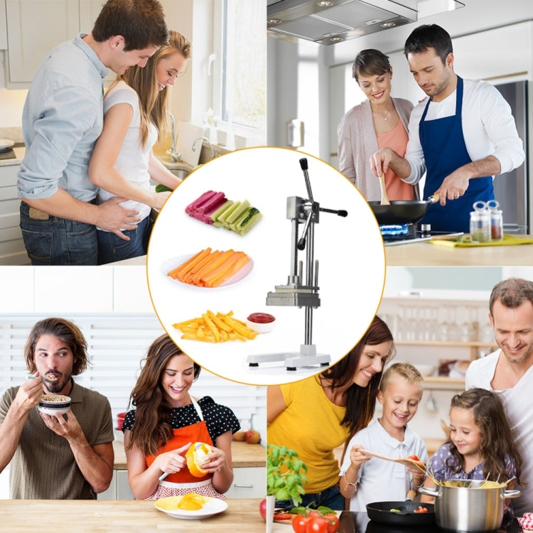 Manual Cut French Fries Machine Potato Cutter Chips Blades Fruit Vegetable Making Machine, Potato Cutter 1