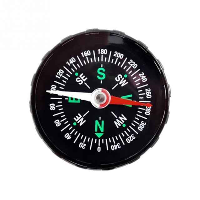 10 PCS Portable Mini Precise Compass Practical Guider for Camping Hiking North Navigation Survival Button Design Compass, 45mm