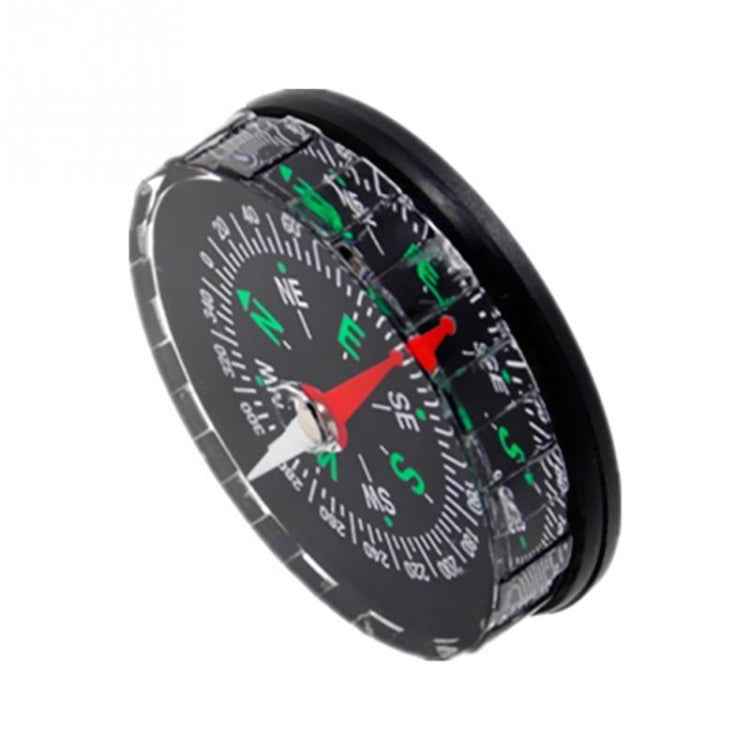 10 PCS Portable Mini Precise Compass Practical Guider for Camping Hiking North Navigation Survival Button Design Compass, 45mm