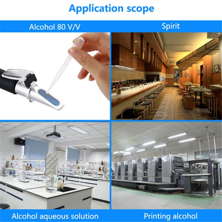 Hand-held Refractometer Alcohol Detector Alcohol Level Meter