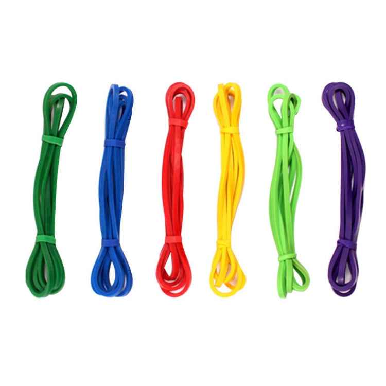 Elastic Natural Latex Resistance Band Yoga Fitness Equipment, Circumference: 2.08m, Random Color Delivery, Latex Band