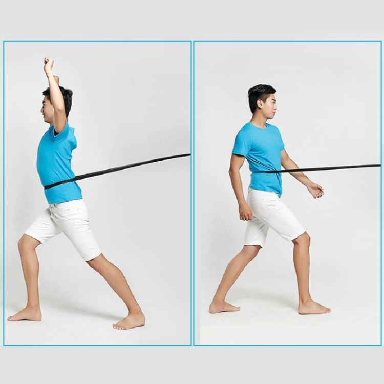 Elastic Natural Latex Resistance Band Yoga Fitness Equipment, Circumference: 2.08m, Random Color Delivery, Latex Band