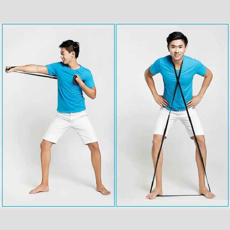 Elastic Natural Latex Resistance Band Yoga Fitness Equipment, Circumference: 2.08m, Random Color Delivery, Latex Band