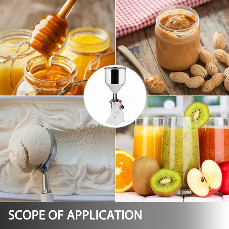 A03 Mini Stainless Steel Pneumatic Filling Machine Cream Food Paste Dispensing Liquid Packaging Equipment, A03