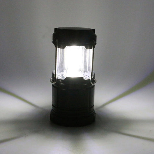 Linterna LED COB portátil de 3 W, plegable, para tienda de campaña, para exteriores, impermeable, para camping y senderismo.