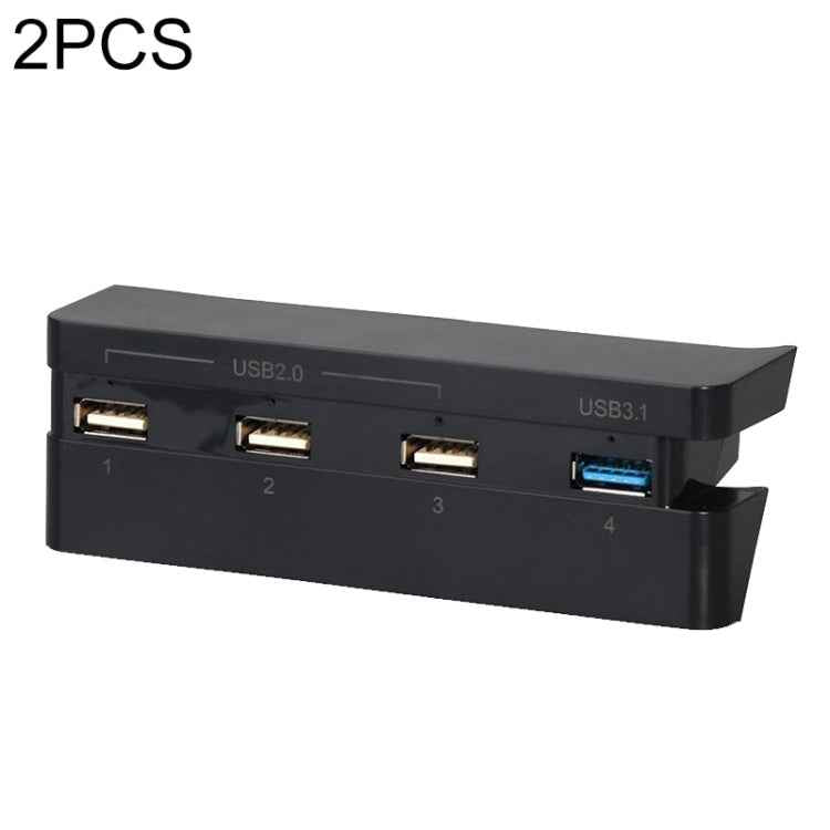 2 PCS PS4 Slim Extend USB Adapter Accessories for Play Station 4 Slim Console USB HUB 3.0 High Speed