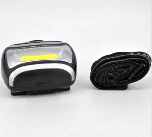 2 PCS 3W Portable Mini COB LED Headlamp Head Lamp Torch with 3 Lighting Modes