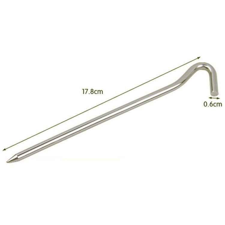 10pcsTent pegs Aluminum Alloy Tent nail Tent Stake Nails Ground Pin Camping Hiking Outdoor Tool inflatable tent Accessories