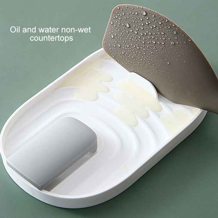 Kitchen Spatula Pot Lid Rack Kitchenware Plastic Storage Rack Random Color Delivery