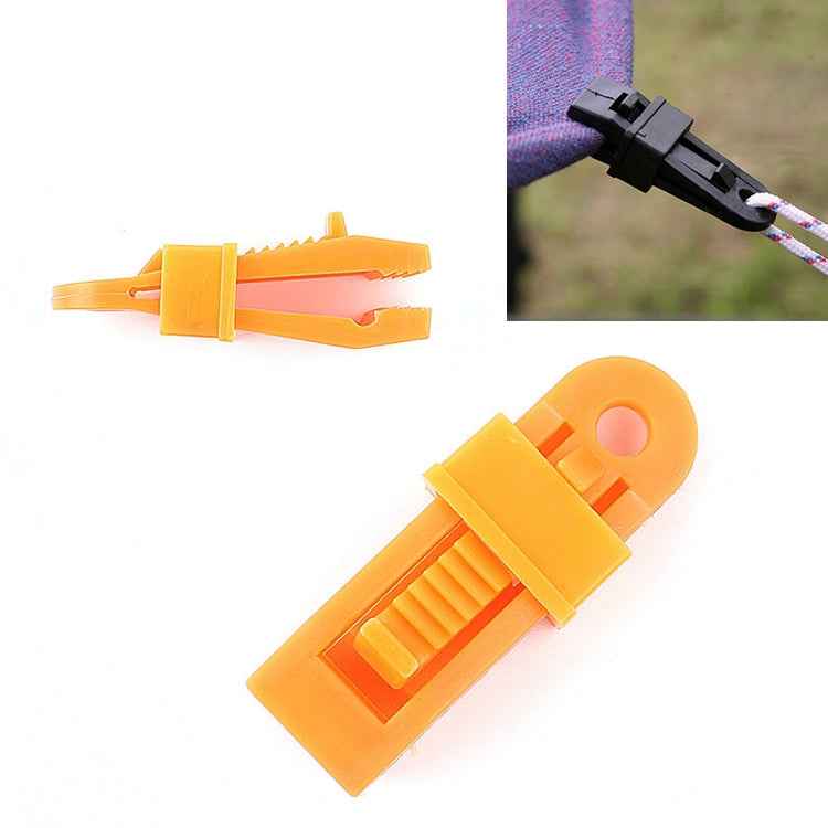 Tents Wind Rope Clamp Awnings Outdoor Camping Plastic Clip Tents Accessories