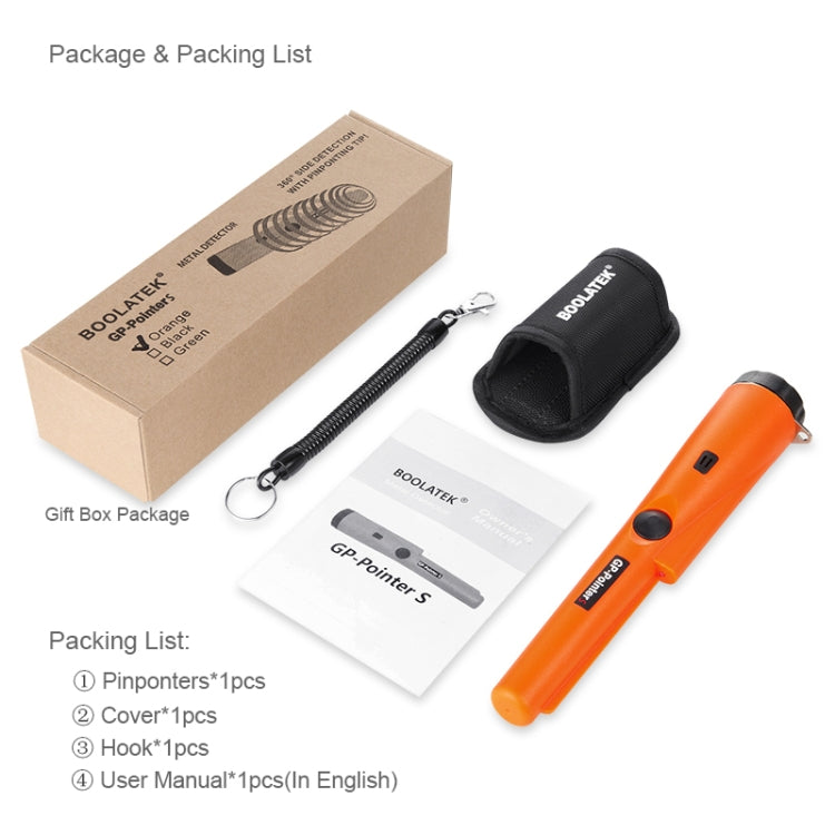 Metal Detector Gold DetectorPointer Pinpointing Random Package Delivery, Goint S Orange, Goint S Black, Goint S Green
