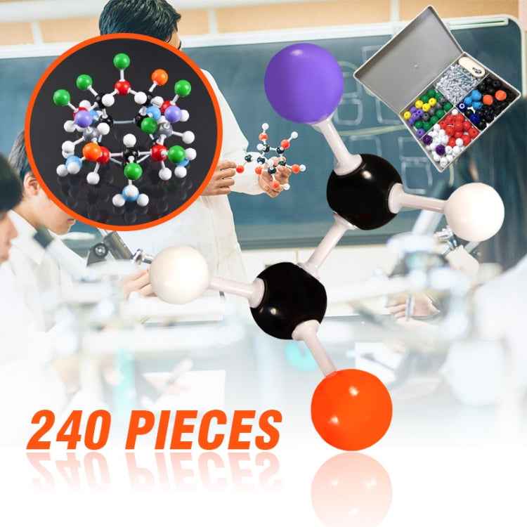 240pcs / Set Chemistry Molecular Model Organic Chemistry Atom Set for School Lab Teaching