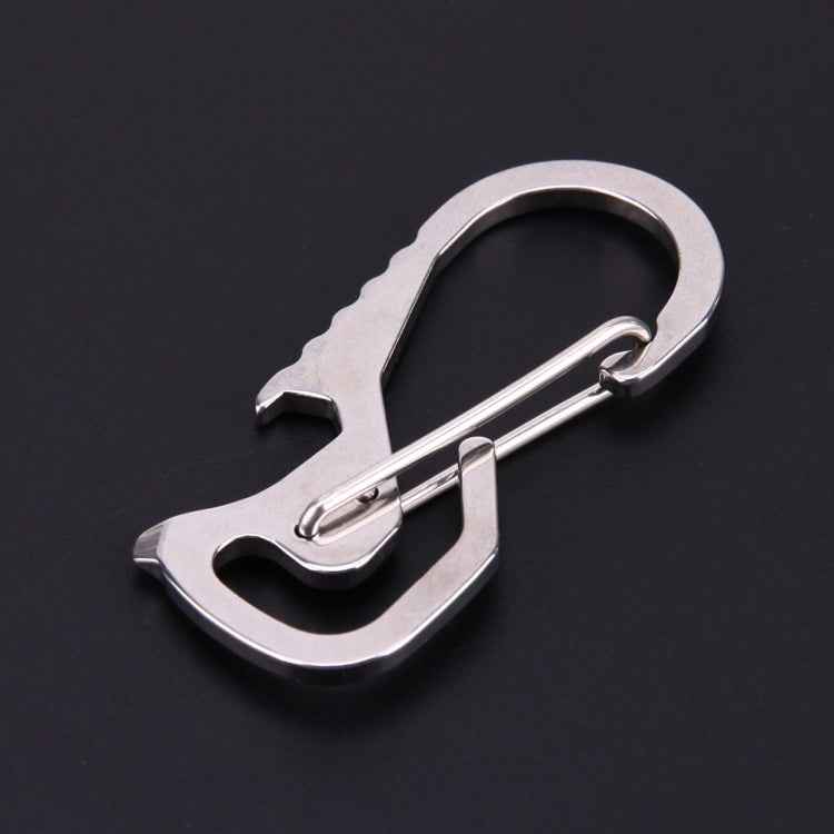 Outdoor Tools Carabiner Hex Driver Bottle Opener Keychain Ring Climbing Accessories
