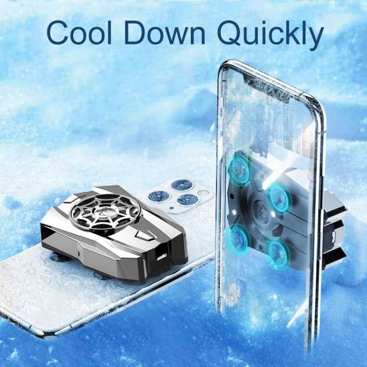 Mobile Phone Physical Fan Cooler Portable Suction Cup Phone Fast Radiator