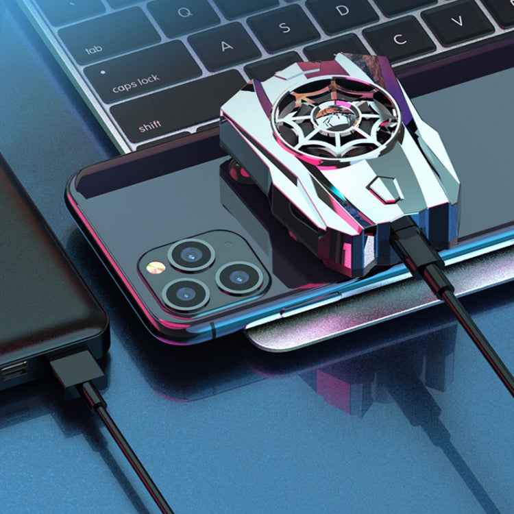 Mobile Phone Physical Fan Cooler Portable Suction Cup Phone Fast Radiator