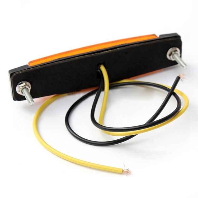 4 PCS 12V 6 SMD Auto Car Bus Truck Wagons External Side Marker Lights LED Trailer Indicator Light Rear Side Lamp