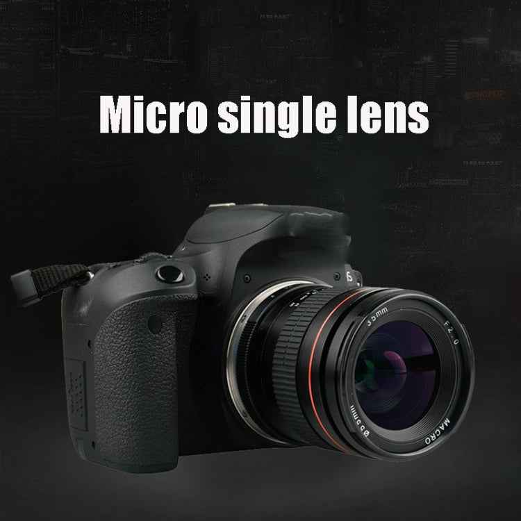 Lightdow 35mm F2.0 Wide-Angle Lens Full-Frame Portrait Micro SLR Manual Fixed Focus Lens