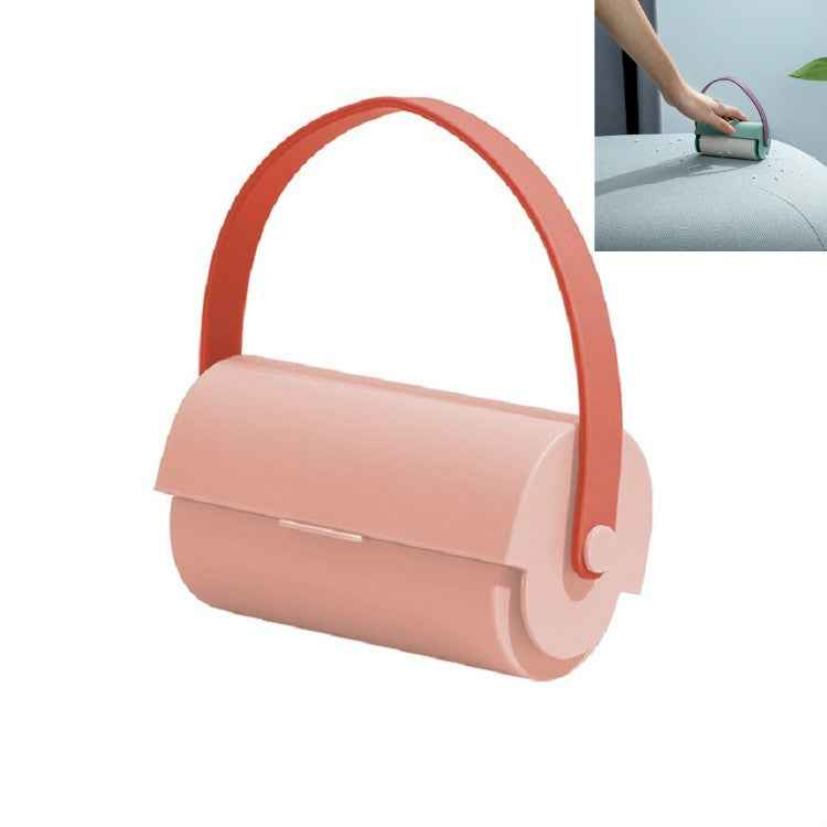 Handheld Lanyard Roller Sticky Hair Clothes Convenient Dust Removal Brush