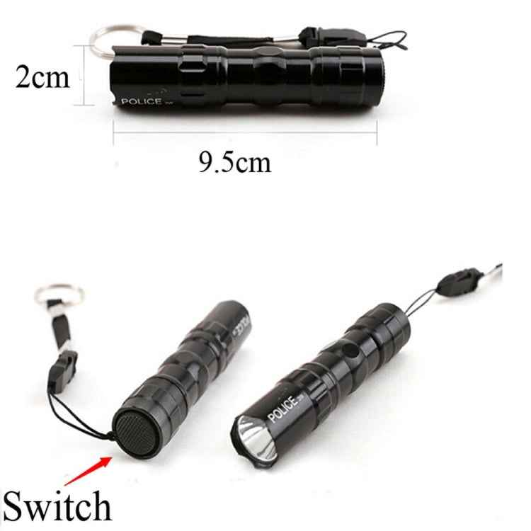 Mini Super Bright Tactical Flashlight Waterproof Small Torch Light with Keychain