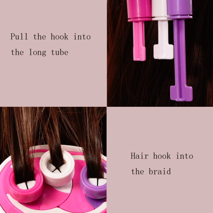 Children Hair Tie Electric Toy Three-Strand Hair Braid Machine, Three-Strand Hair Braid Machine