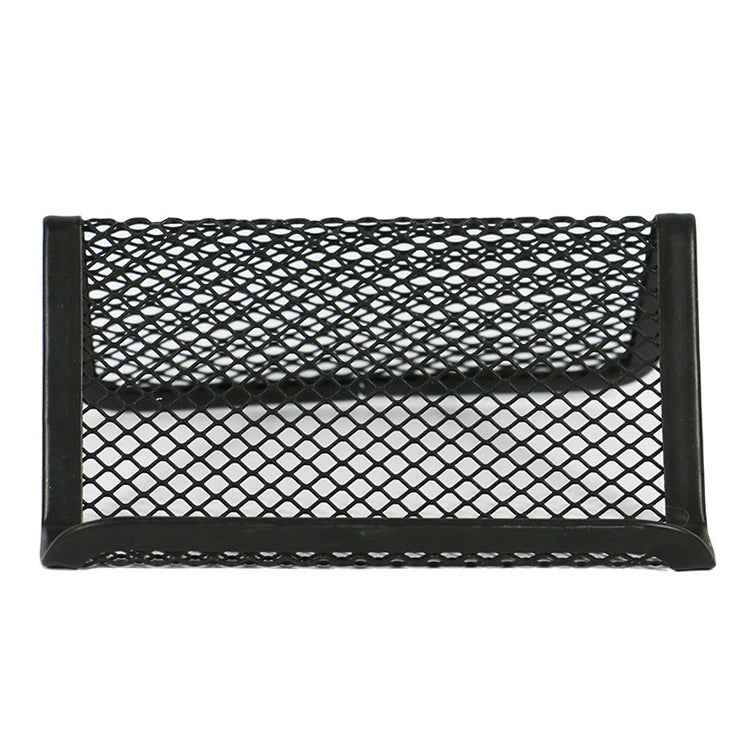 5 PCS Office Convenient Practical Metal Mesh Card Holder