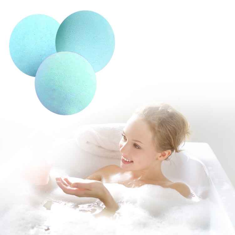 3 PCS 10g Natural Bubble Shower Bombs Ball Bath Salt Body Essential Oil Bath Ball, Green, Blue, Purple, Red, Yellow, Pink