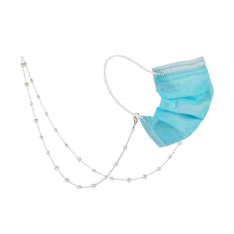 Mask Lanyard Love Pearl Anti-Lost Mask Lanyard Hanging Neck Glasses Chain