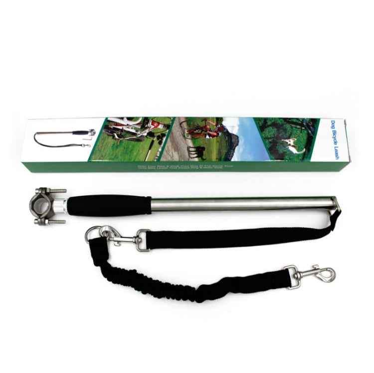 Bicycle Pet Traction Rope Leash with Spring Retractable