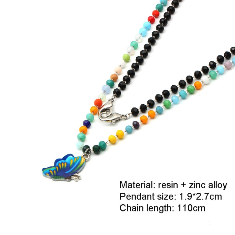Jewelry Bead Chain Butterfly Pendant Mask Anti-Drop Lanyard Necklace Glasses Chain, Butterfly Pendant Chain