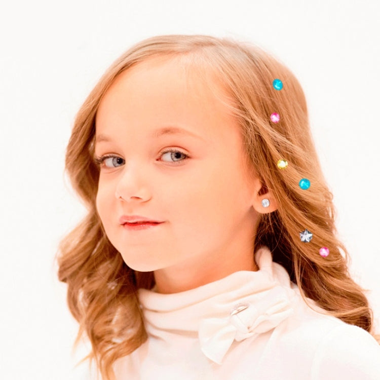 Girl Pretend Play Toy Sticker Diamond Pieces Nailing Machine, Nailing Machine