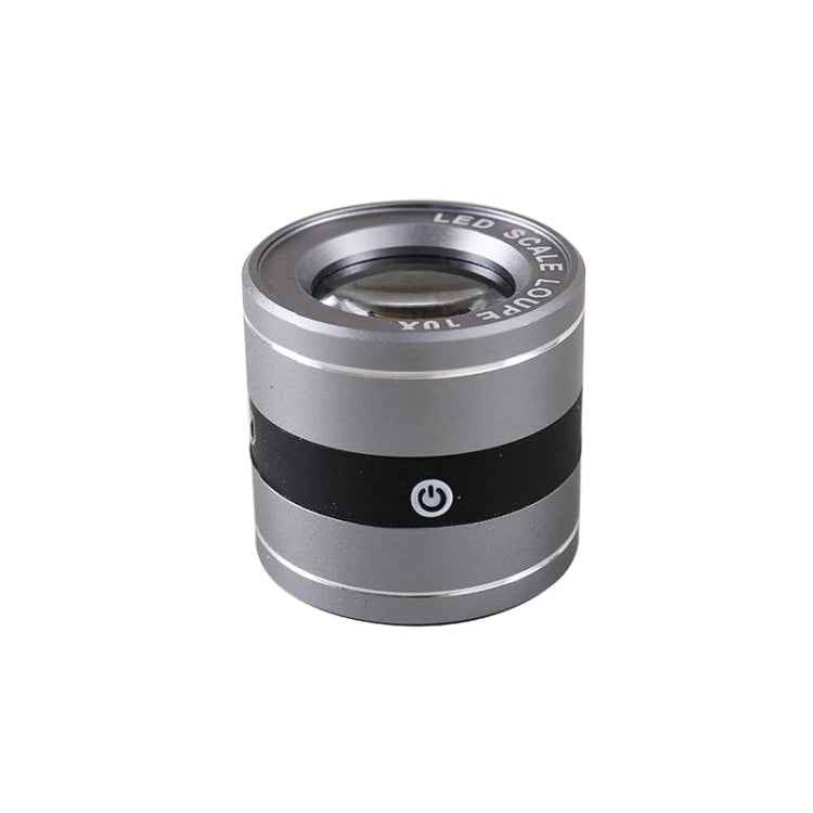 Rechargeable Tube Type With LED White Lamp UV Lamp Scale Measurement And Identification HD Optical Glass 10 Times Magnifying Glass