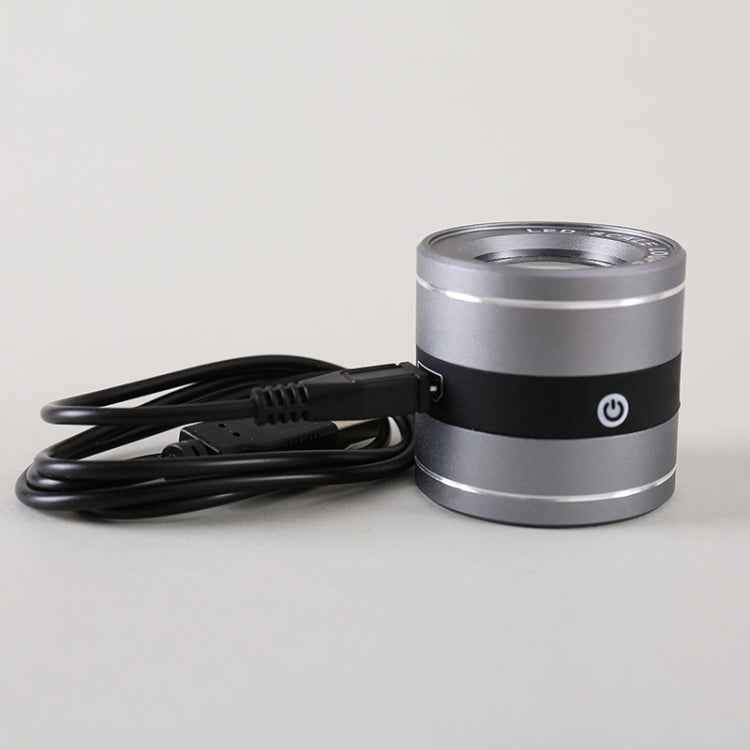 Rechargeable Tube Type With LED White Lamp UV Lamp Scale Measurement And Identification HD Optical Glass 10 Times Magnifying Glass