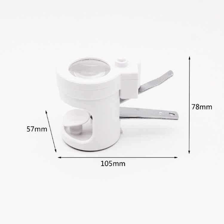 Detachable With LED Light HD 3.5 Times Old Man Nail Clippers Magnifying Glass
