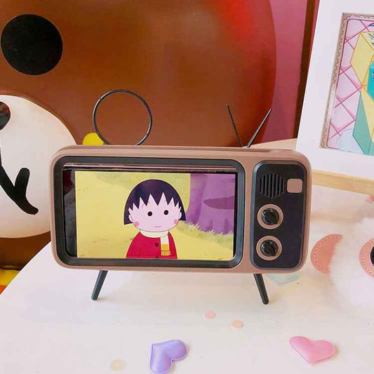 Retro Desktop Lazy Live TV Phone Holder for 4.7~6.2 inch Display Mobile Phone