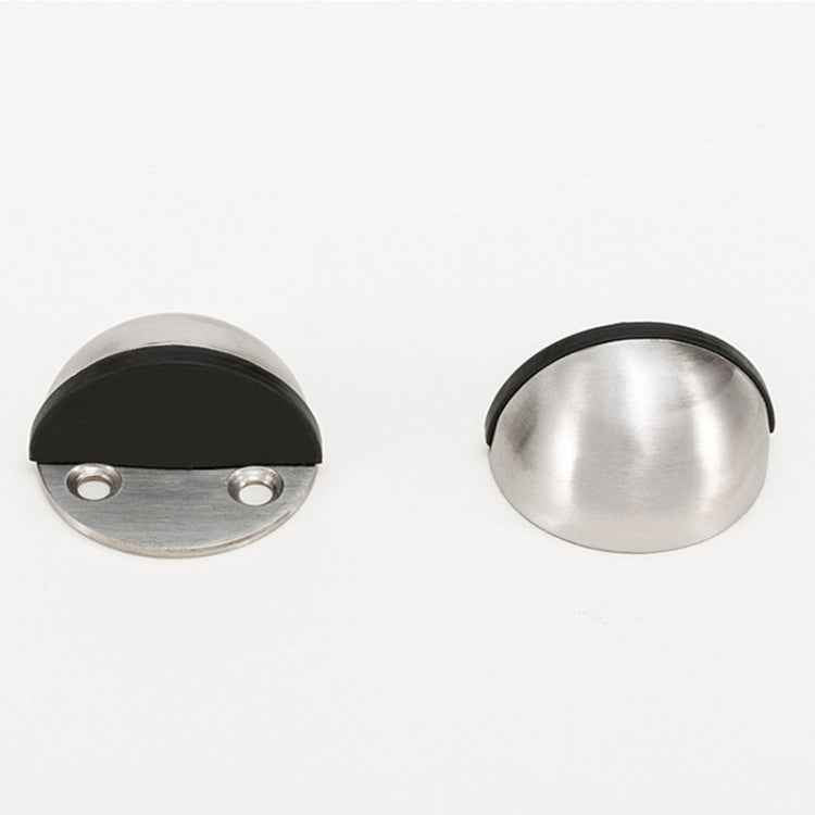 2pcs/pack Stainless Steel Door Stop Free Punch Door Top Cabinet Hardware Accessories