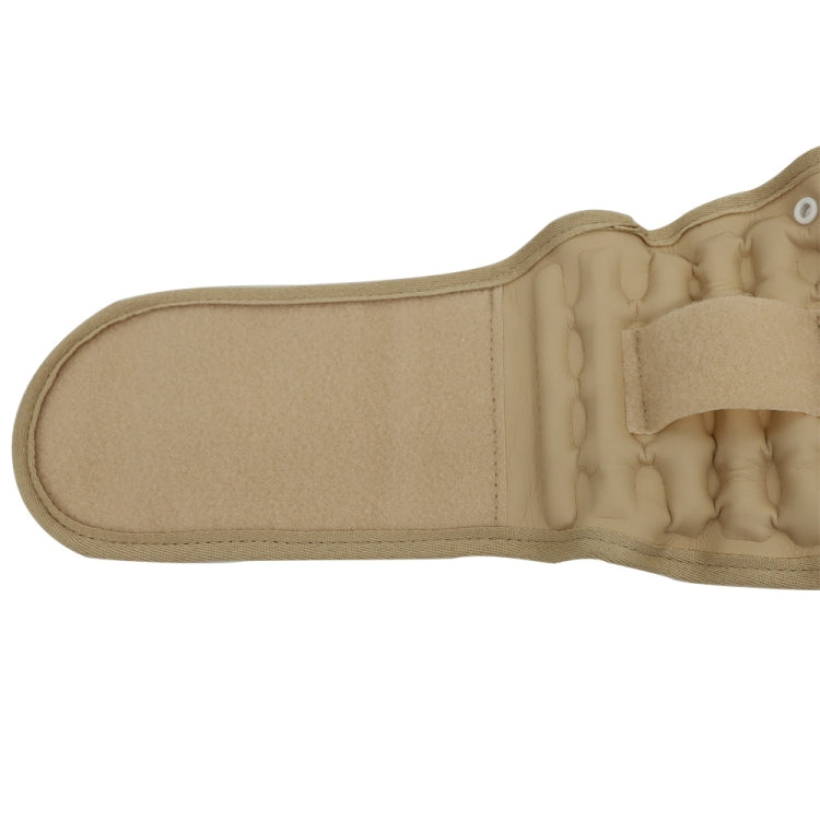 Lumbar Spine Inflated Traction Belt Lumbar Disc Pneumatic Waist Protective Belt, Khaki