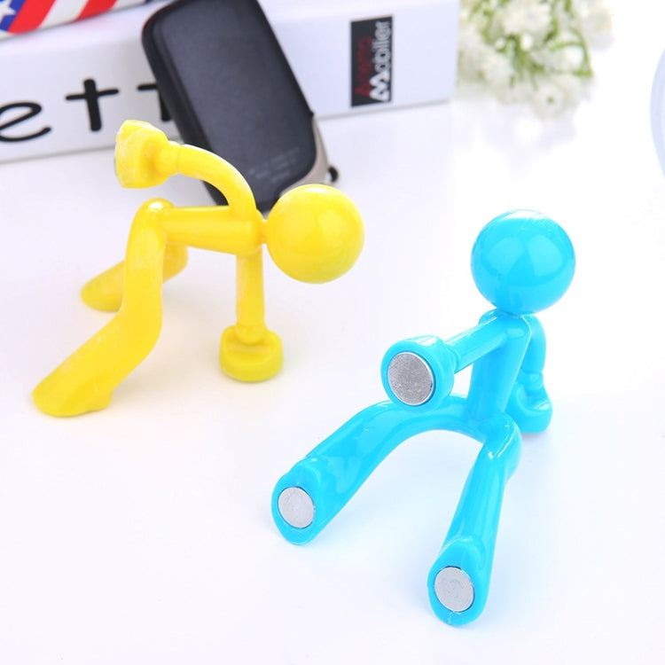 2 PCS Cute Humanoid Strong Magnet Key Hanger Multifunctional Magnetic Refrigerator Magnet, Random Color Delivery, Key Hanger