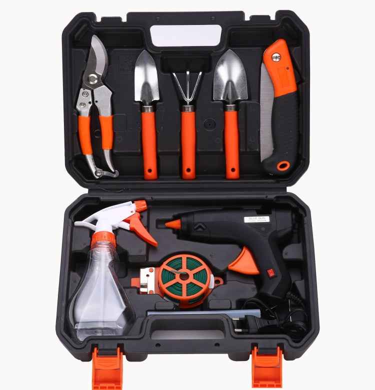 10 In 1 Hardware Tool Box Garden Flower Hand Tool Set