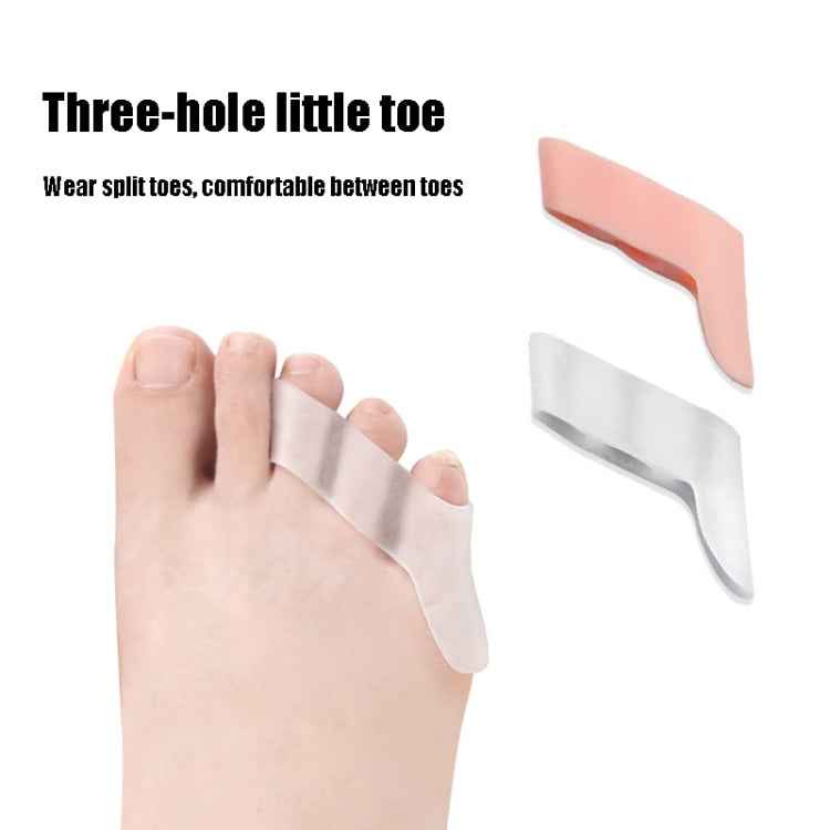 1Pairs Three-hole Split Toe Protects Thumb External Separator Random Color Delivery