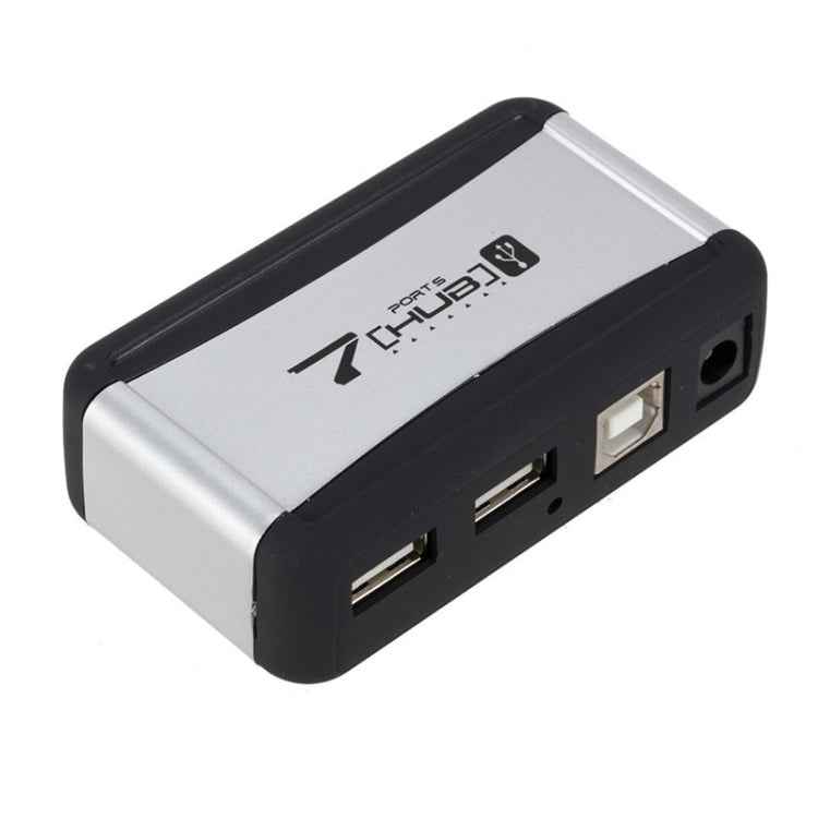 7 x USB 2.0 HUB with Base, US Plug