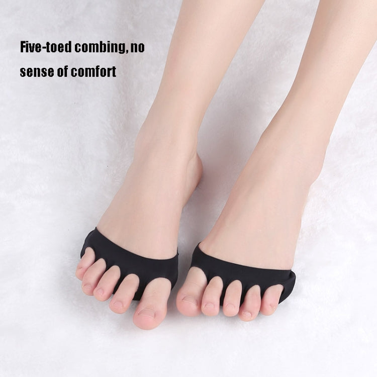 1 Pair Thin Breathable And Sweat-Absorbent High Heels With Invisible Forefoot Socks, Random Color Delivery