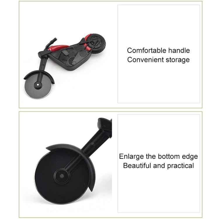 Stainless Steel Motorcycle Shape Pizza Cutter Roller Cutting Pizza Tool