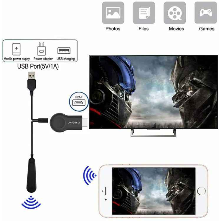 2.4G Wireless Dongle Receiver Multimedia Player HDTV Stick