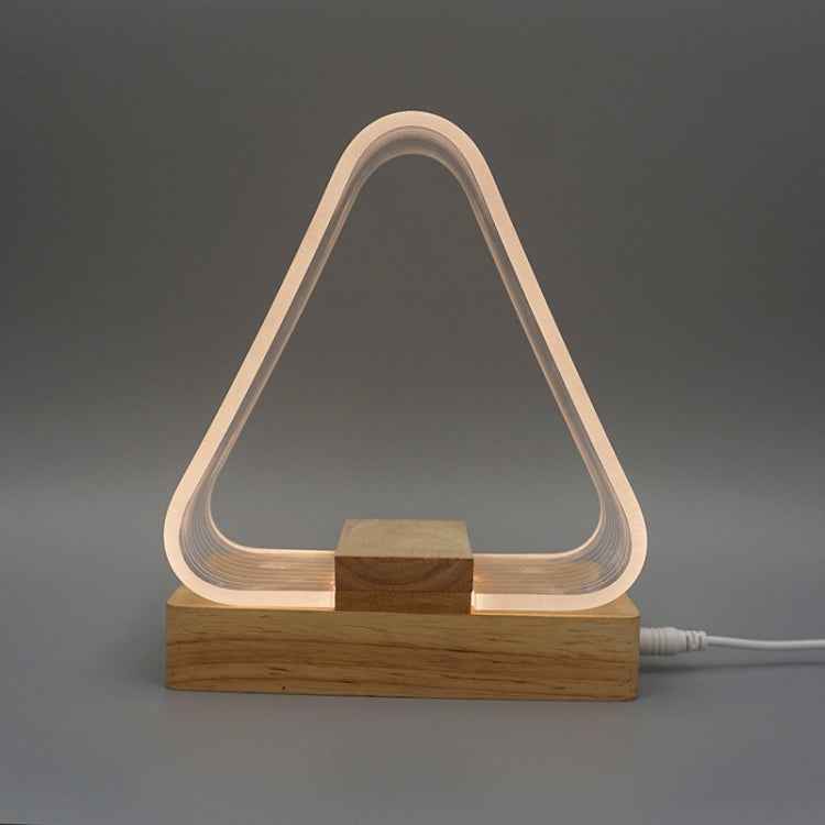 USB Simple Study Desk Lamp LED Acrylic Night Light