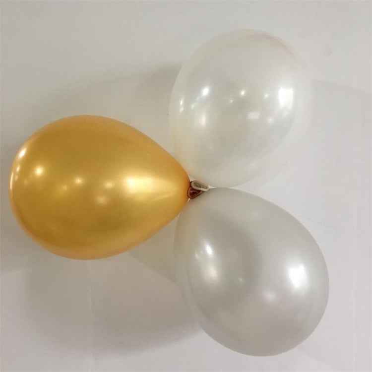Classic Black Gold Latex Balloon Set Birthday Party Balloon Chain Room Decoration Set
